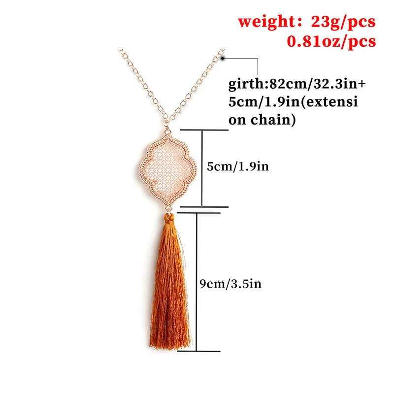 New Vintage Butterfly Pearl Tassel Clavicle Chain for Women Simple Crystal Flower Pendant Long Necklace Evil Eye Sweater Chain
