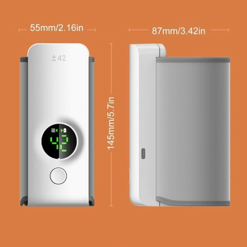 Convenient Baby Bottle Warmer 6-Gear Adjustable for Travel Quick Heating Solution with Adjustable Gear for Most Bottles G2TD