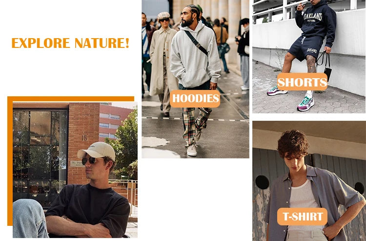 Heavy Weight Fashion Men's Hoodies New Autumn Winter Casual Thick Cotton Men's Top Solid Color Hoodies Sweatshirt Male