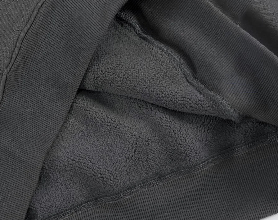 Heavy Weight Fashion Men's Hoodies New Autumn Winter Casual Thick Cotton Men's Top Solid Color Hoodies Sweatshirt Male