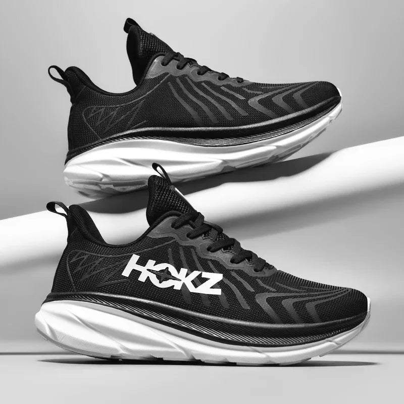 Men Mesh Running Shoes Off-road Shoes Sneakers Outdoor Breathable Trainer Race Luxury shoes Cushioning Couple Non-Slip Fashion