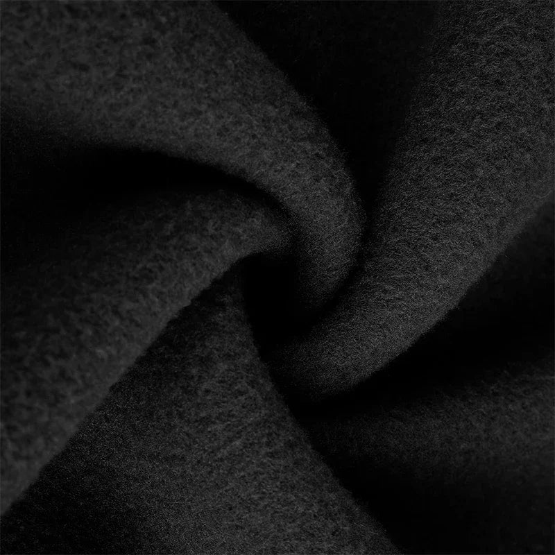 For Male And Women Spring Autumn Men's Solid Color Casual Oversize Black Pullover Hoodie Sweatshirt