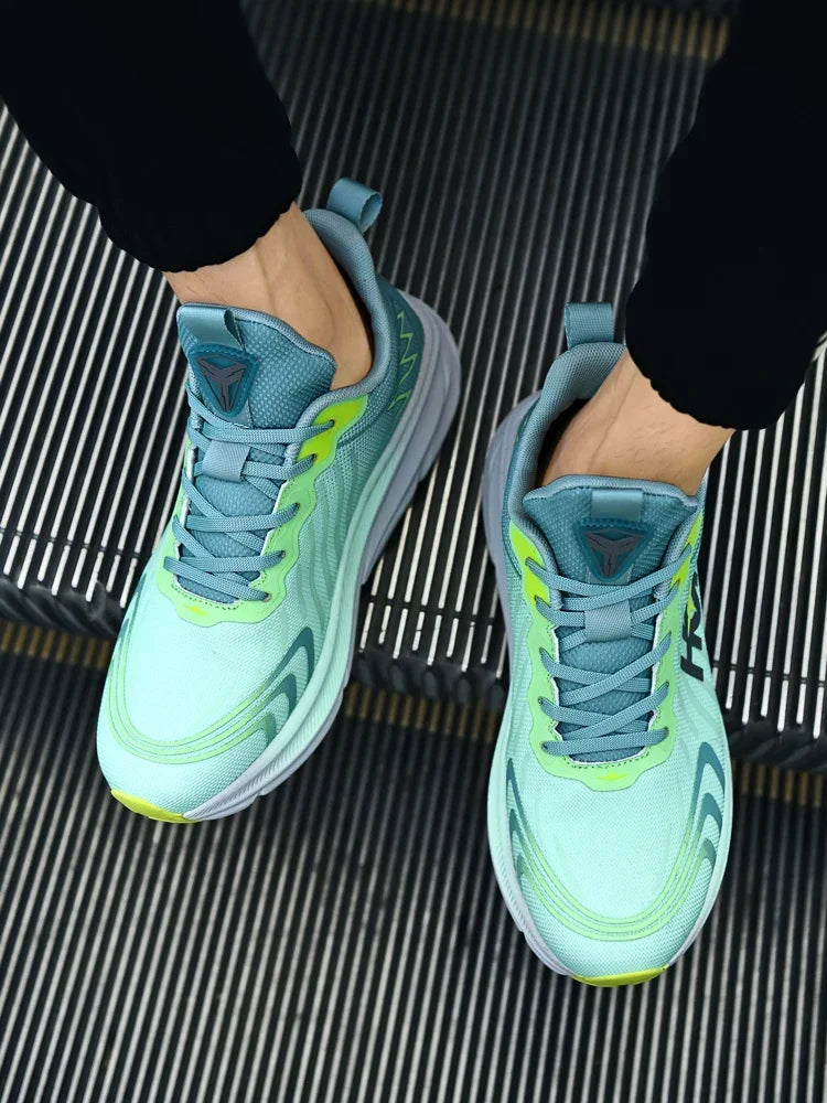 Men Mesh Running Shoes Off-road Shoes Sneakers Outdoor Breathable Trainer Race Luxury shoes Cushioning Couple Non-Slip Fashion