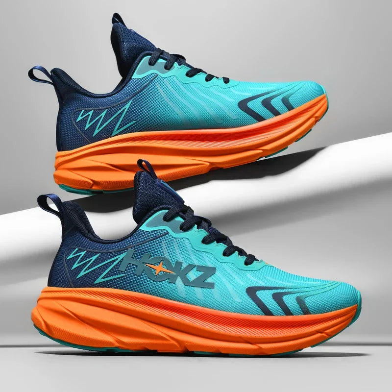 Men Mesh Running Shoes Off-road Shoes Sneakers Outdoor Breathable Trainer Race Luxury shoes Cushioning Couple Non-Slip Fashion